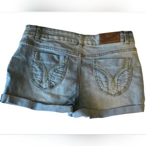 Buffalo David Bitton Light Wash Midrise Stretch Jean Shorts